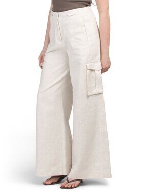 TORN BY RONNY KOBO Linen Blend Bernee Cargo Pants